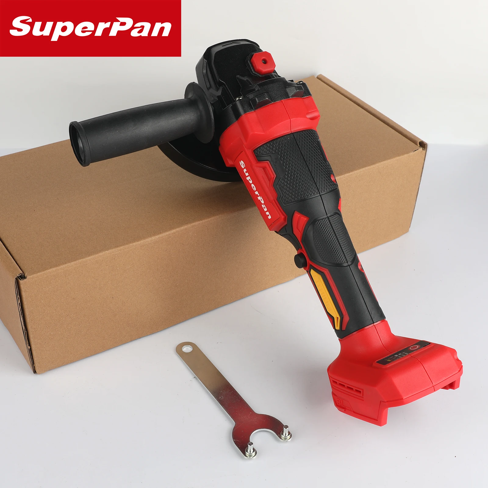 

SuperPan 18V Cordless Angle Grinder, 125mm Brushless Grinder, for Cutting & Grinding, Bare Tool