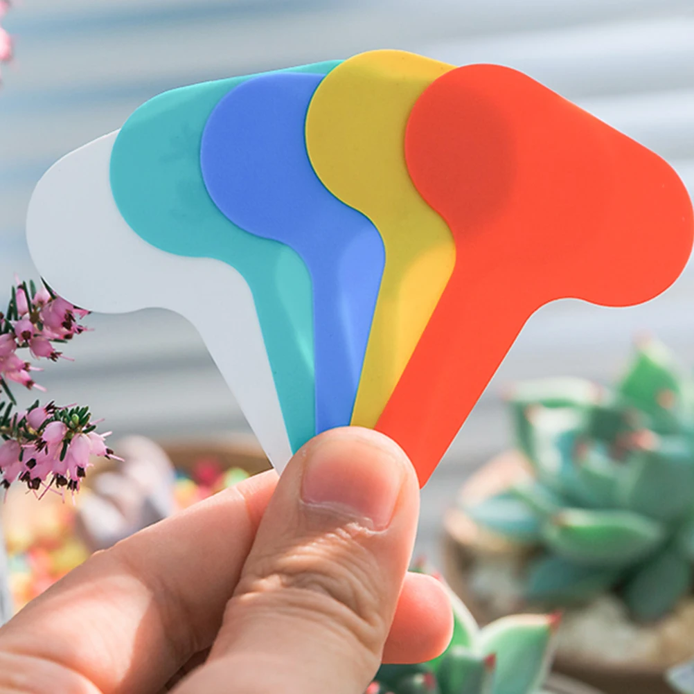 

200 Pcs Plant Tags Plastic Label for Labeling Gardening Plates Markers Ground Labels