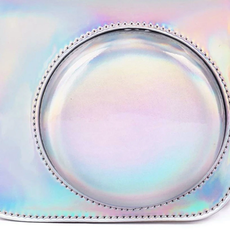 Tas casing kamera Film instan untuk Fujifilm Instax Mini 8/9, penutup kulit PU dengan tali bahu