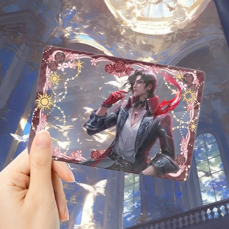 ของสะสมจากซีรีส์ Lord Of Mysteries คิน โมเรตติ ออเดรย์ ฮอลล์ เลโอนาร์ด มิทเชล แอซค์ ของเล่นการ์ดใส ของเล่นจี้ห้อยคอ ของขวัญสำหรับแฟนๆ