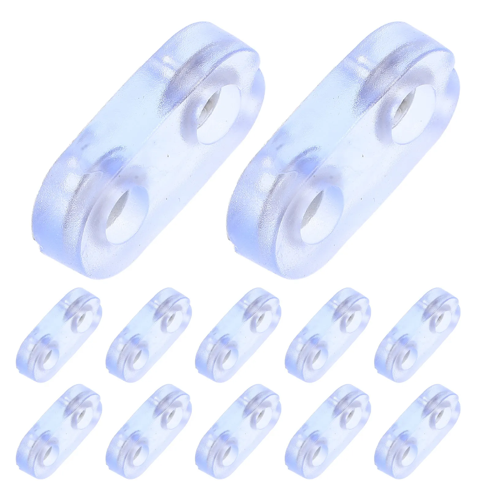 

20Pcs Transparent Silicone Furniture Pads Anti-Slip Chair Leg Protectors Floor Protectors for Hardwood Floors Office Use
