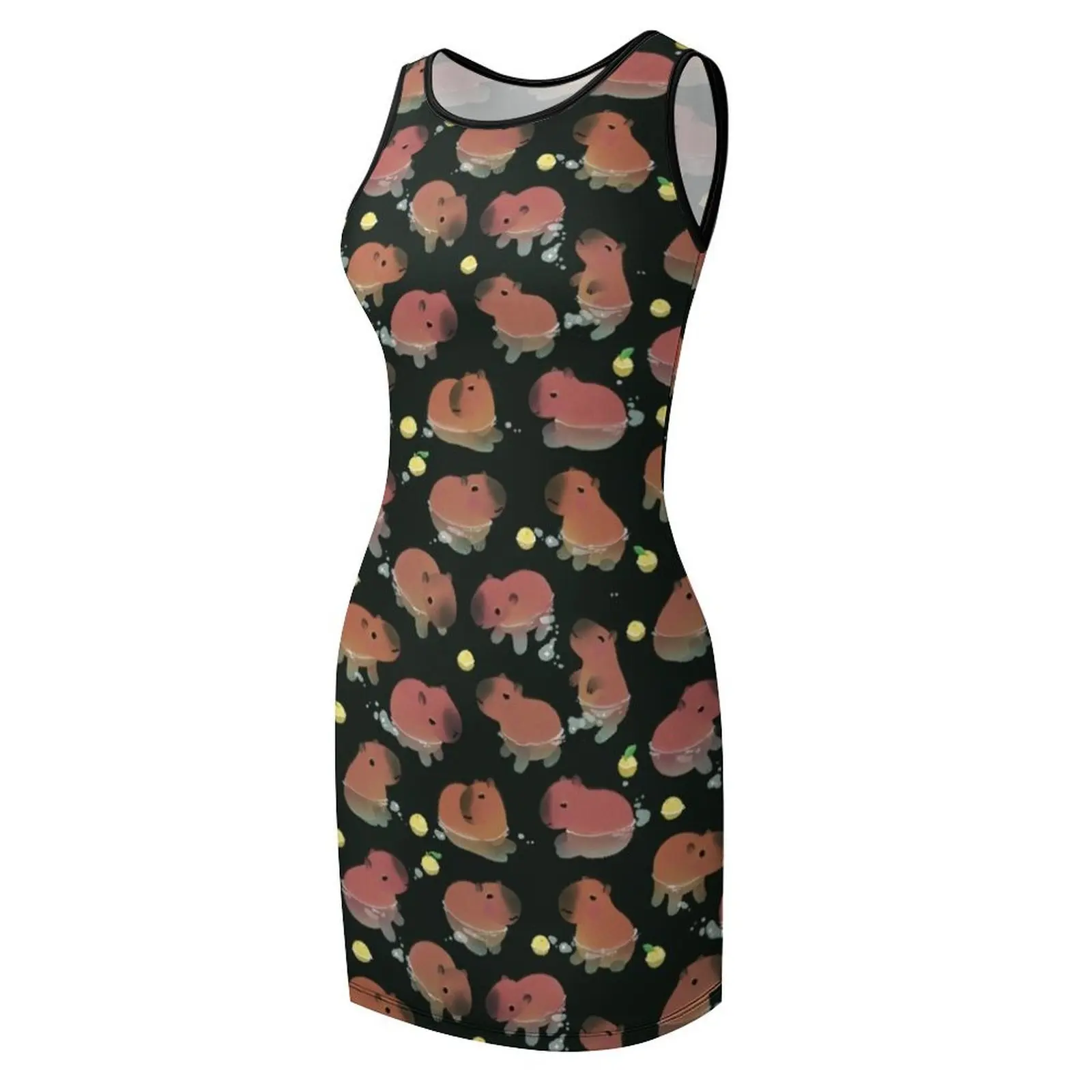 Capybath time - dark Sleeveless Sundress dresses for prom women's summer dresses 2025 sexy dress summer dress korean women