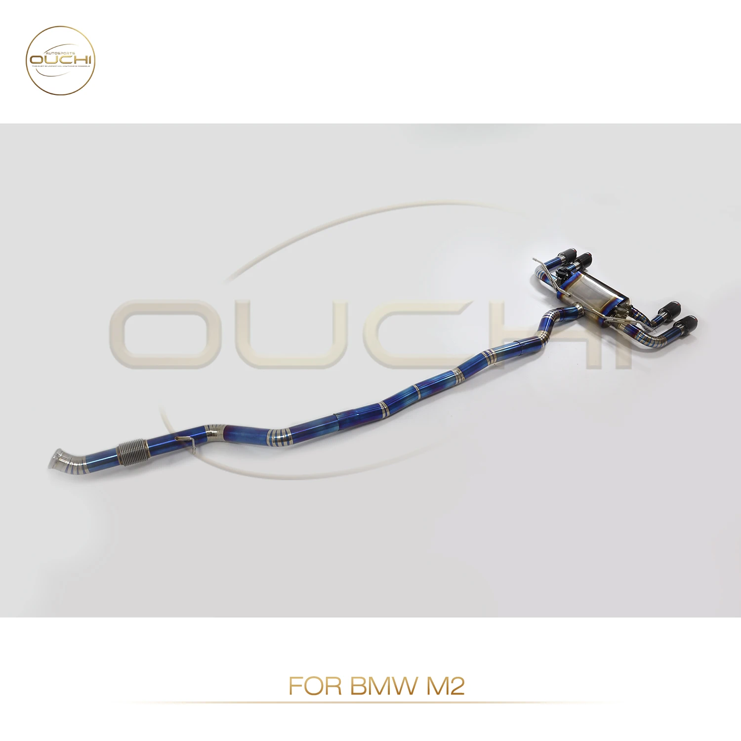 OUCHI Factory Direct Sales TC4 Catback for BMW M2 With Electronic Valve and Tips High Performance Exhaust System