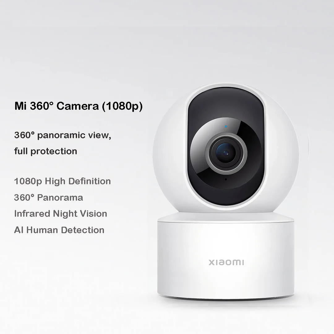 Global Version Xiaomi Smart Camera C200 360° Horizontal Angle 1080P Infrared Night Vision AI Humanoid Detection Remote Control