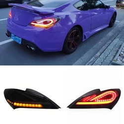 For Hyundai Genesis Coupe 2009-2016 Black Car Trunk Lid Side Boot Signal Taillight Taillamp Bulb LED Rear Tail Light Brake Lamp