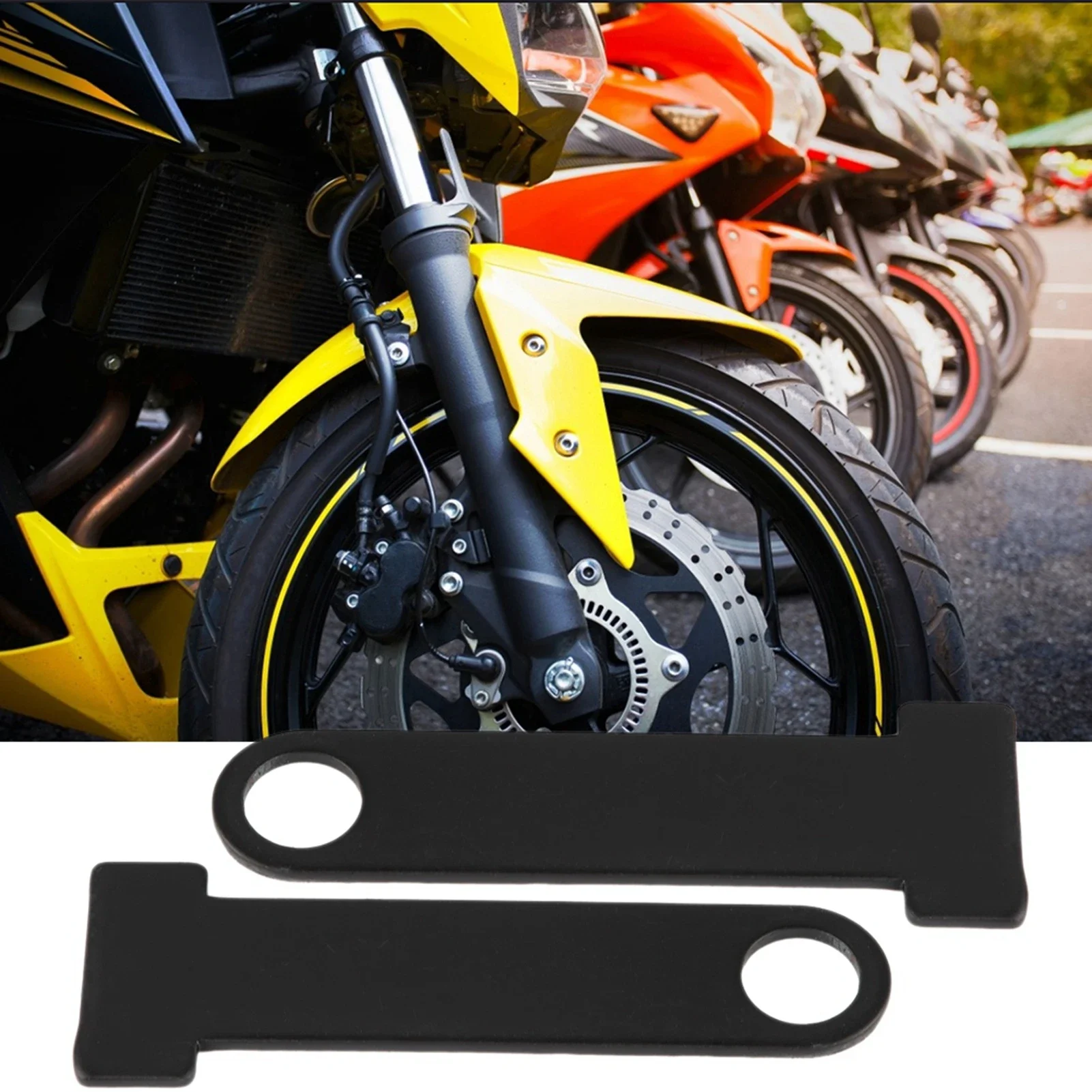 Helmet Strap d ring Lock Stainless Steel Motorcycle Universal for Honda Black