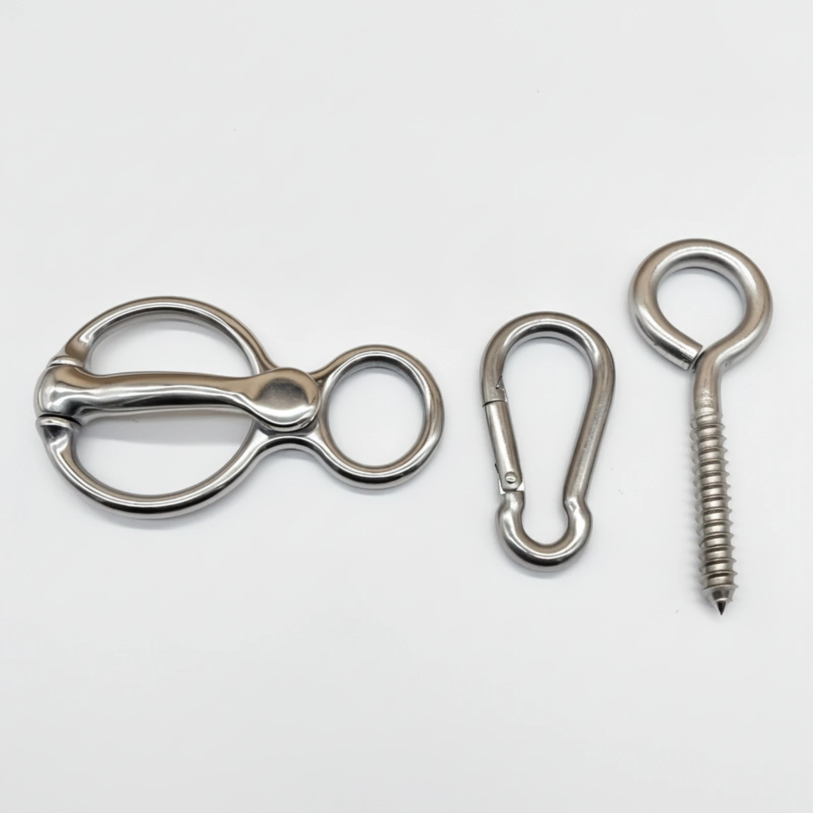3 Pieces Horse Tie Loop with Bolt Secure Hitching Loop Tying Kit Heavy-Duty Hardware Sturdy for Farmers, Barns, Stables
