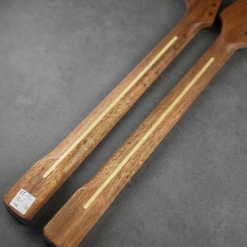 22 Fret ST TL Guitar Neck, Solid Construction, Dark Fretboard, Gloss Finish, 56mm Heel, Standard Scale, Truss Rod Replacement
