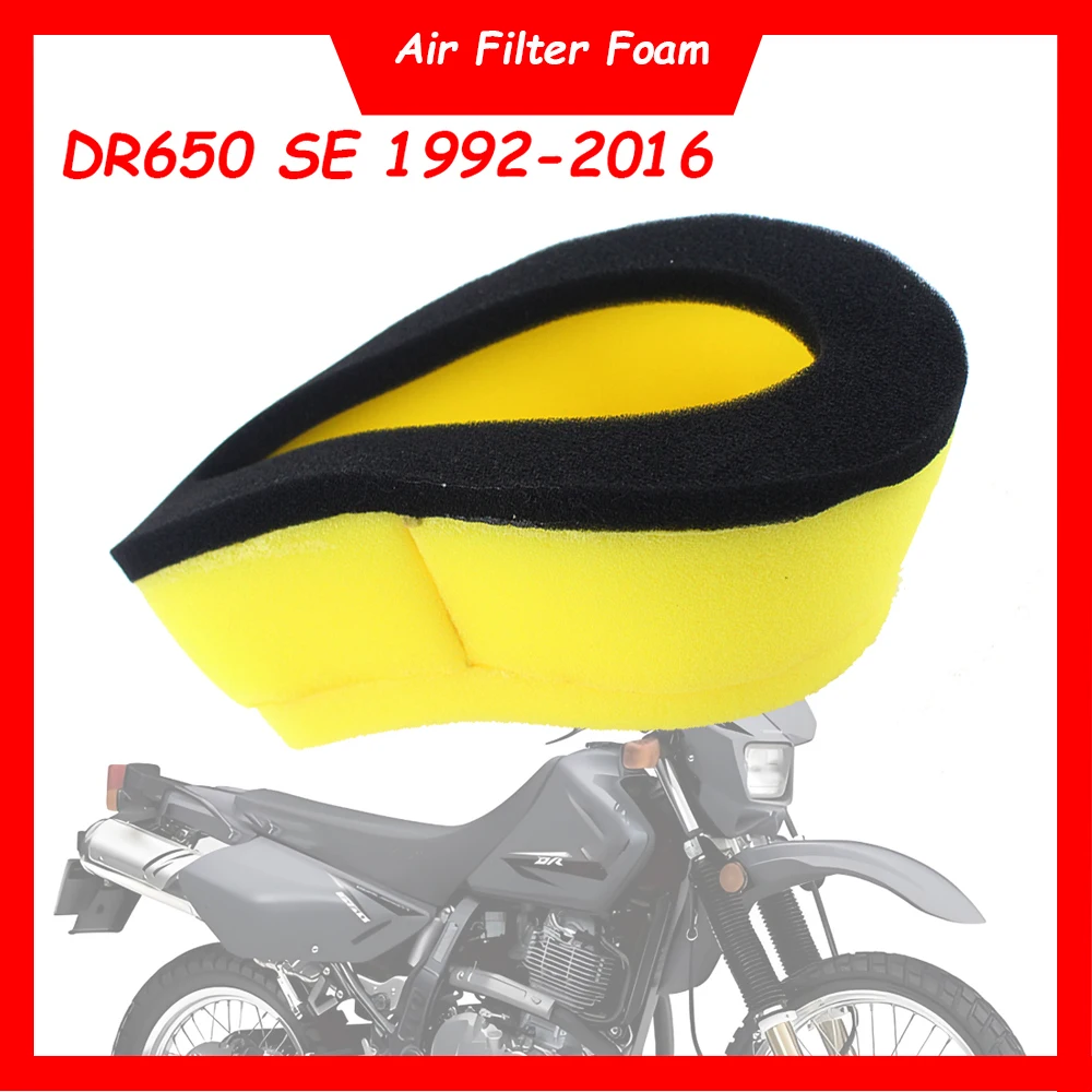 

Motorcycle Engine Air Filter Cleaner Air Intake Filter Dual Foam Sponge For Suzuki DR650 SE DR650SE 1992-2016 13780-32E00-000