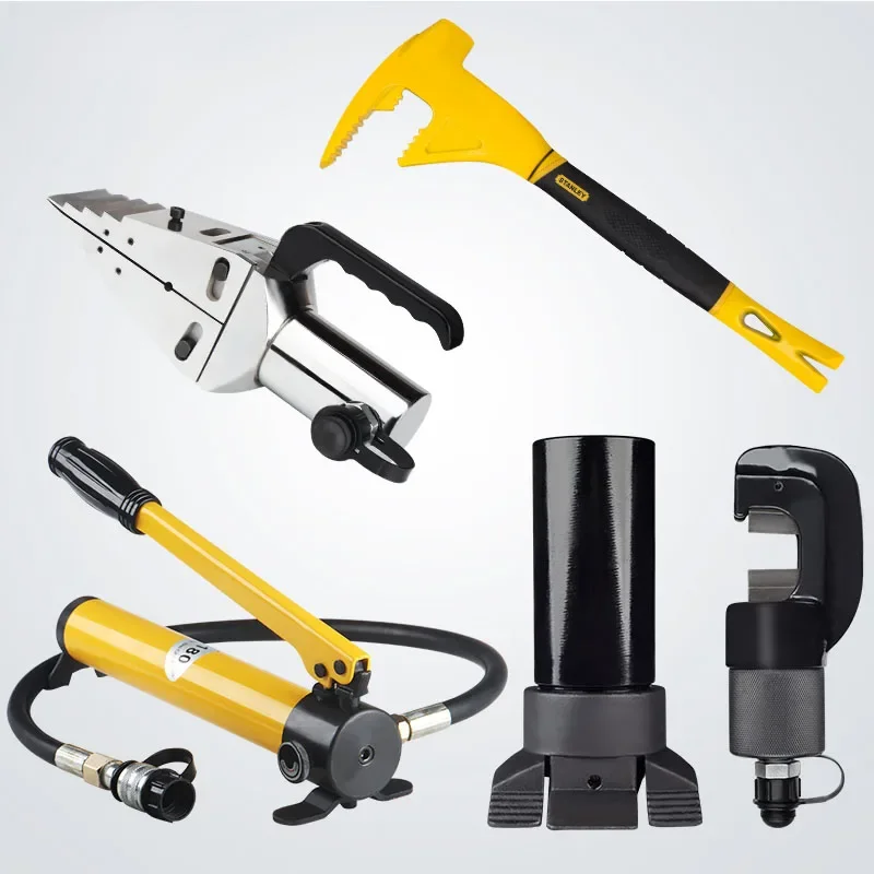 New Portable Anti-theft Door Demolition Tool Set Manual Demolition Hydraulic Demolition Rescue Tool Five-piece Fire F