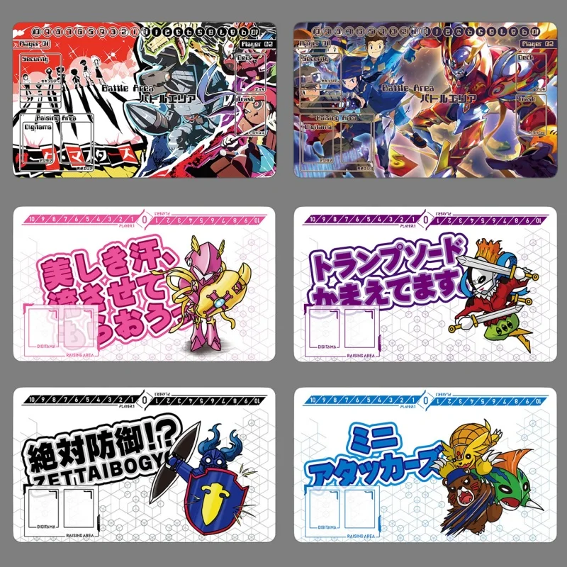 

Digimon DTCG Dynasmon Lord Knightmon 600x350mm Exchangeable Playmat Piemon Stitched Edge Single Rubber Board Game Card Mat Toy