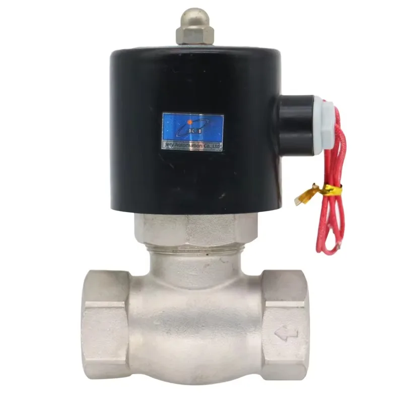 

2L200-25S 2/2 Ways 12V 24V 110V 220V High Temperature Stainless Steel Brass Air Water Solenoid Valve