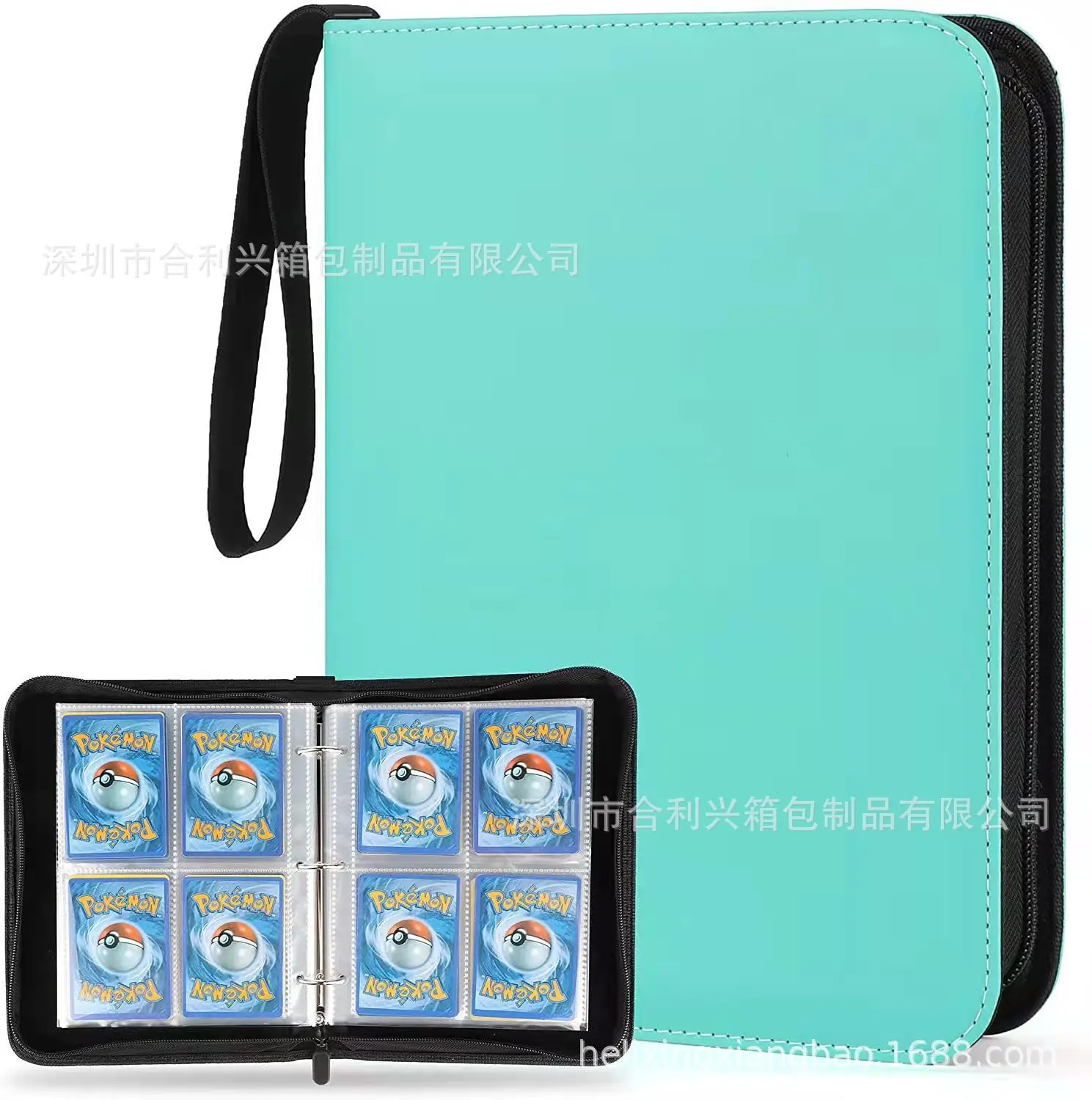 400PCS Card Album Binder Photocard PU Zipper Photo Album Carte Holder Toys Collection Folder Letters Pokemones Cards Hobby