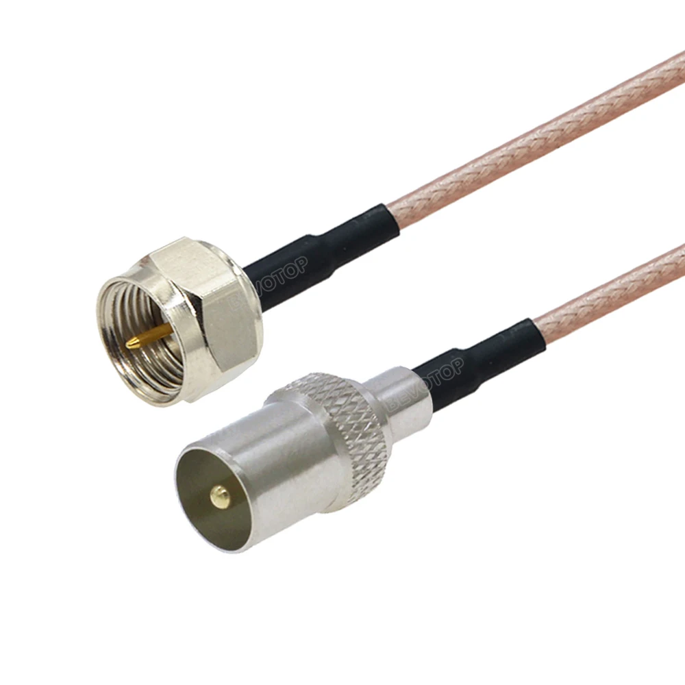 RG316 Cable IEC PAL DVB-T TV Female Jack to F Male Plug Connector RG-316 50 Ohm RF Coaxial Extension Cord Pigtail Jumper Adapter