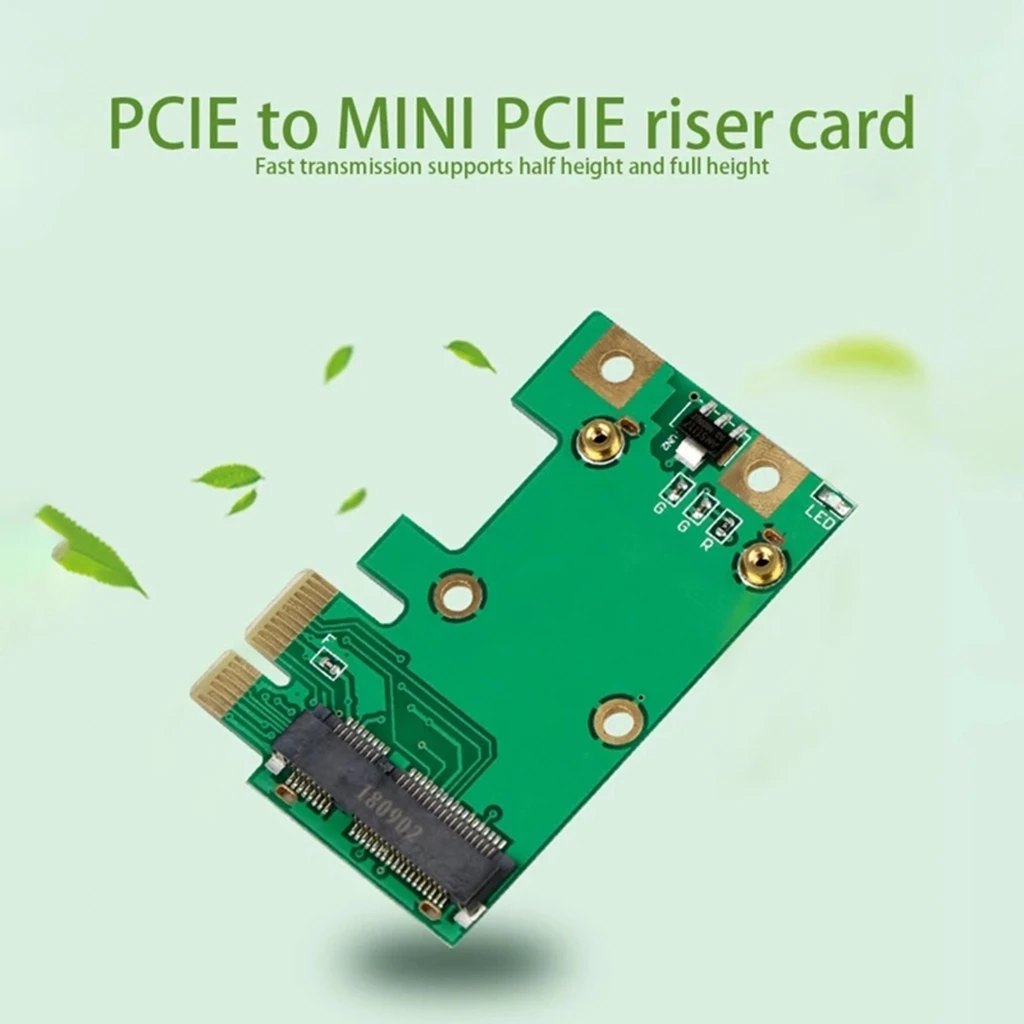 بطاقة محول PCIE إلى Mini PCIE، بطاقة محول PCIE صغيرة محمولة فعالة وخفيفة الوزن لملحقات الكمبيوتر #2