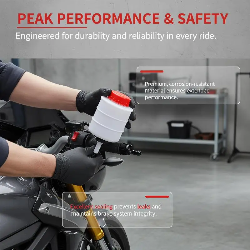 Brake Fluid Reservoir Shatterproof Safety Material for Truck Electric Tricycle Clutch Brake Fluid Storage Container