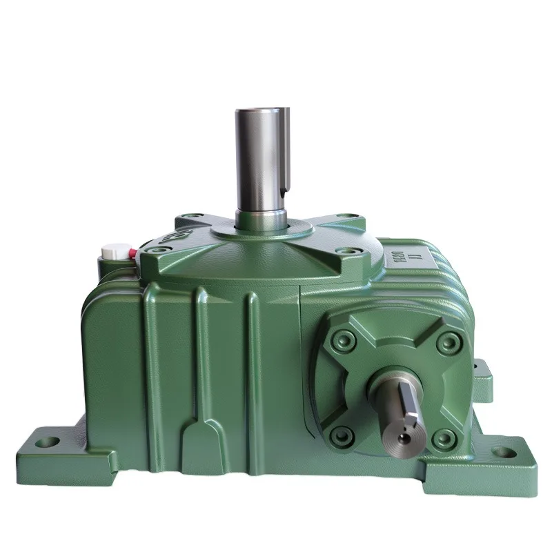 WPO Type Horizontal Worm Gear Reducer Low Noise High Torque Compact Wear Resistant Copper Gear Industrial Transmission Gearbox