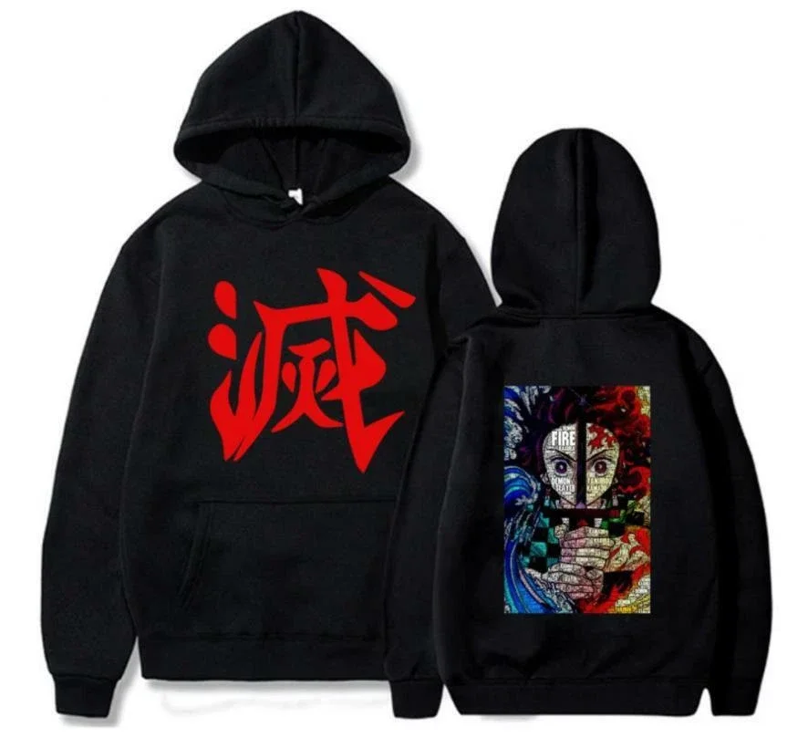 

Худи Demon Slayer: Kimetsu no Yaiba Kapuzen, мужские и женские, новинки 2026 года, осенняя коллекция