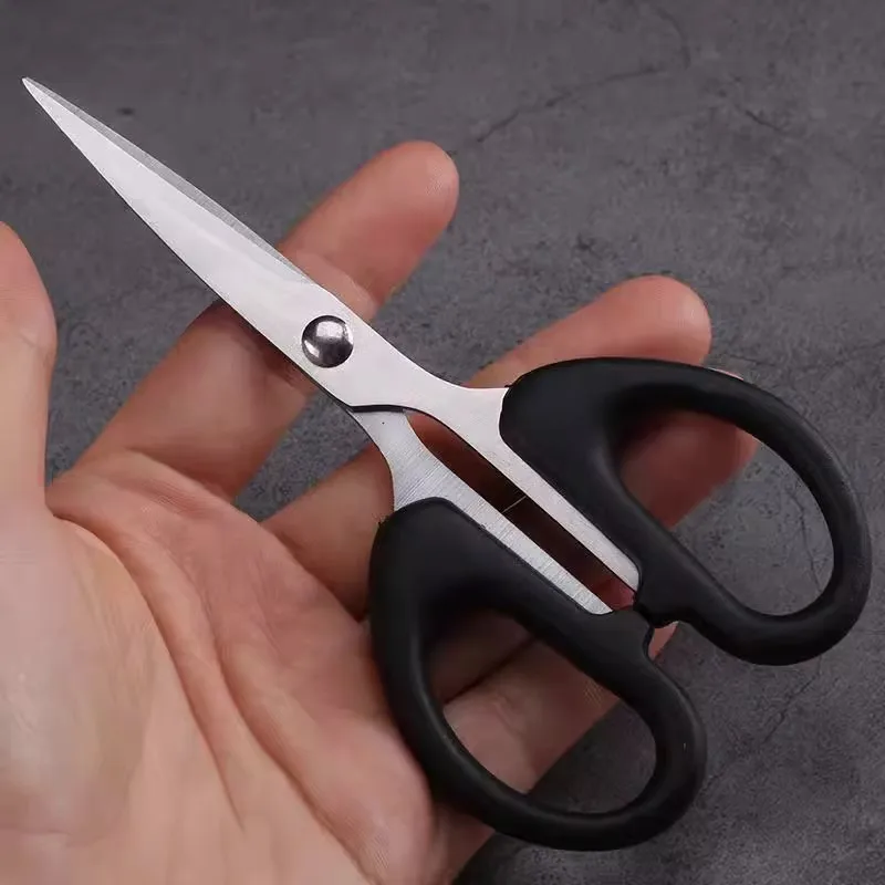 Stainless steel kitchen scissors Multi-functional strong chicken bone scissors can hold walnut hand scissors 3 sets