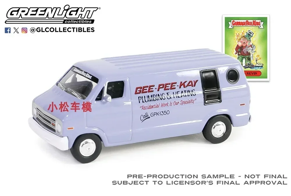 

GreenLight 1:64 1976 Dodge B-100 Высокая имитация сплава, модель автомобиля, Коллекционная игрушка, подарок, сувенир, украшение для дисплея