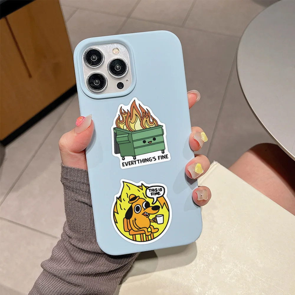 55 قطعة مزيج لطيف ميمي ملصقات شخصية محاكاة ساخرة التعبير DIY بها بنفسك سيارة الأمتعة حقيبة اللعب الكلاسيكية الشارات الكتابة على الجدران ملصق حزمة #5