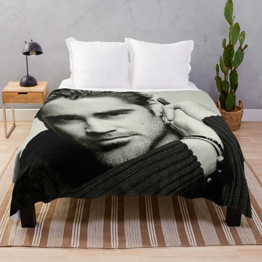 

colin farrell Throw Blanket Decorative Soft Throw Blanket for Couch Sofa