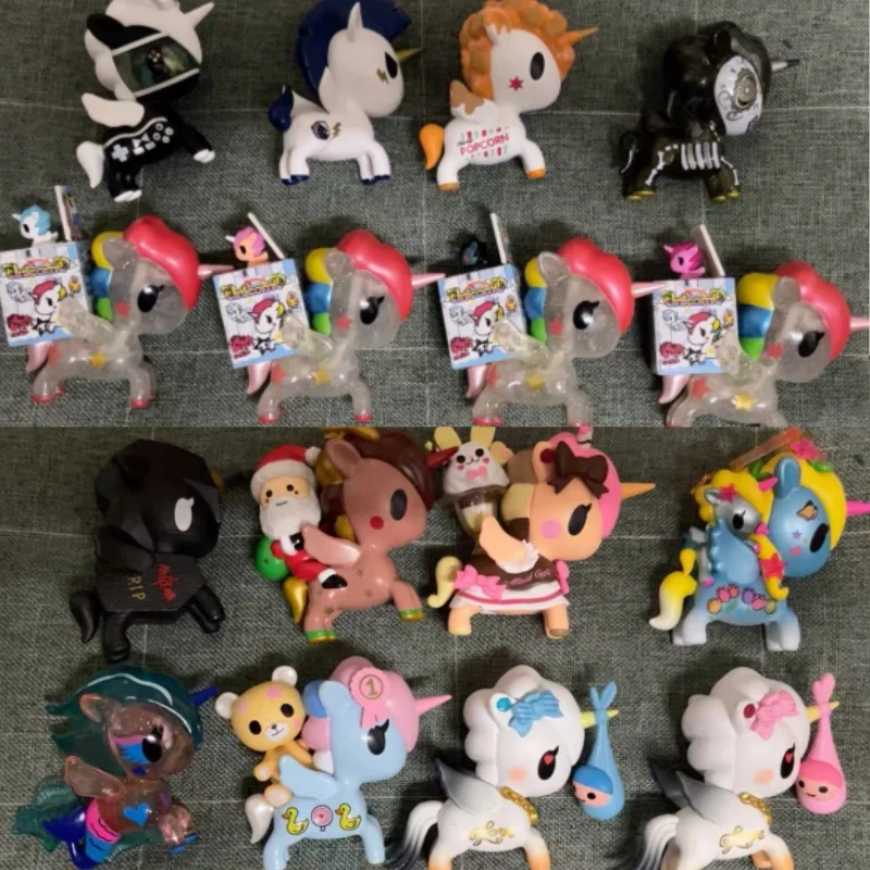 Tokidoki Unicorno Figurka z dynastii Han i Tang w pudełku niespodziankowym, dekoracyjna, kolekcjonerska ozdoba na biurko