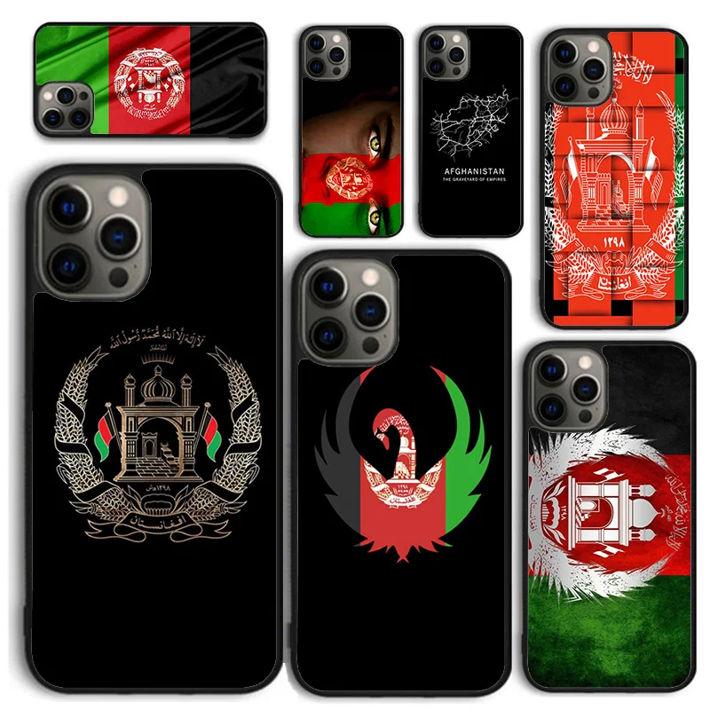 Afghan Afghanistan Flag Freedom Phone Case for iPhone 16 15 14 12 13 mini PLUS X XS XR 11 PRO MAX Cover Fundas Shell