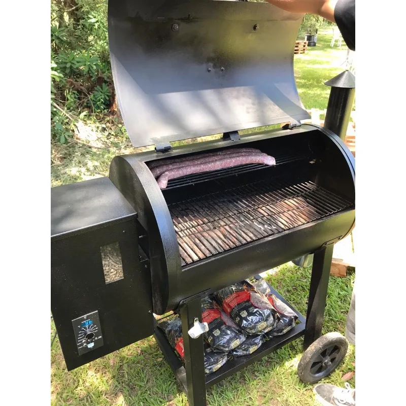 SELOWO WOOD PELLET GRILL H01C Granular carbon smoke oven, household grill