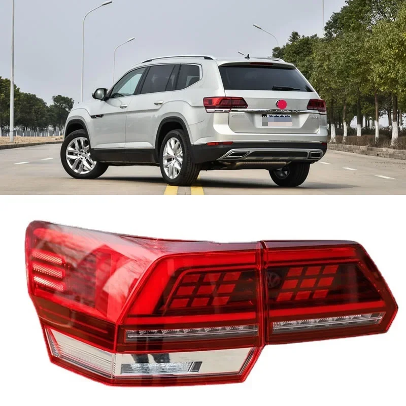 car LED tail light For Volkswagen Teramont  2017 2018 2019 2020 rear tail light assembly turn signal reversing light brake light