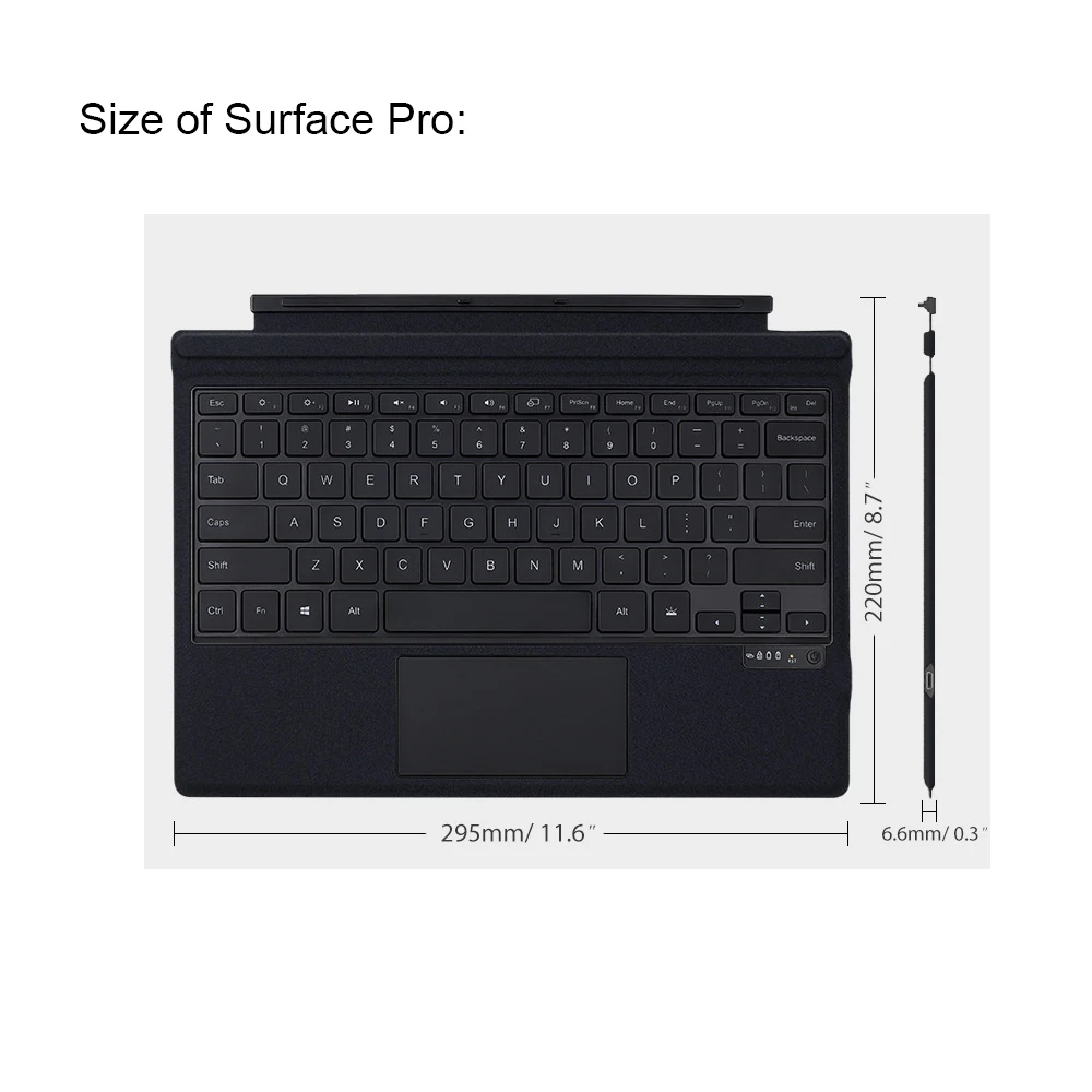 Беспроводная Bluetooth-клавиатура для Surface go1/2/3 Surface Pro3/4/5/6/7/7 + Surface Pro8/X