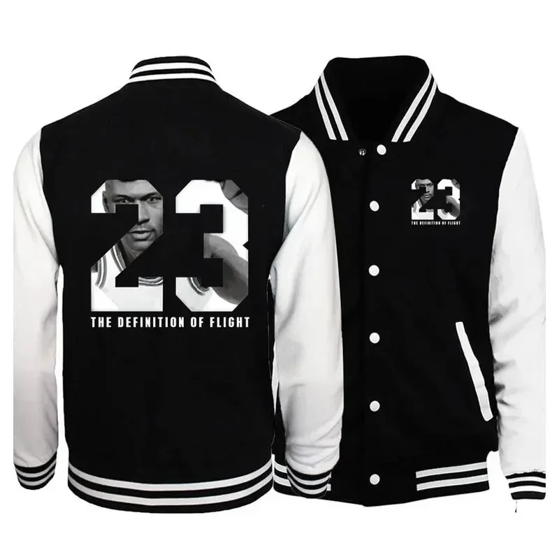 2024 men women jacket coat sweatshirts sports trend hoodie baseball uniform basketball flight Man 23 print cardigan clothes tops