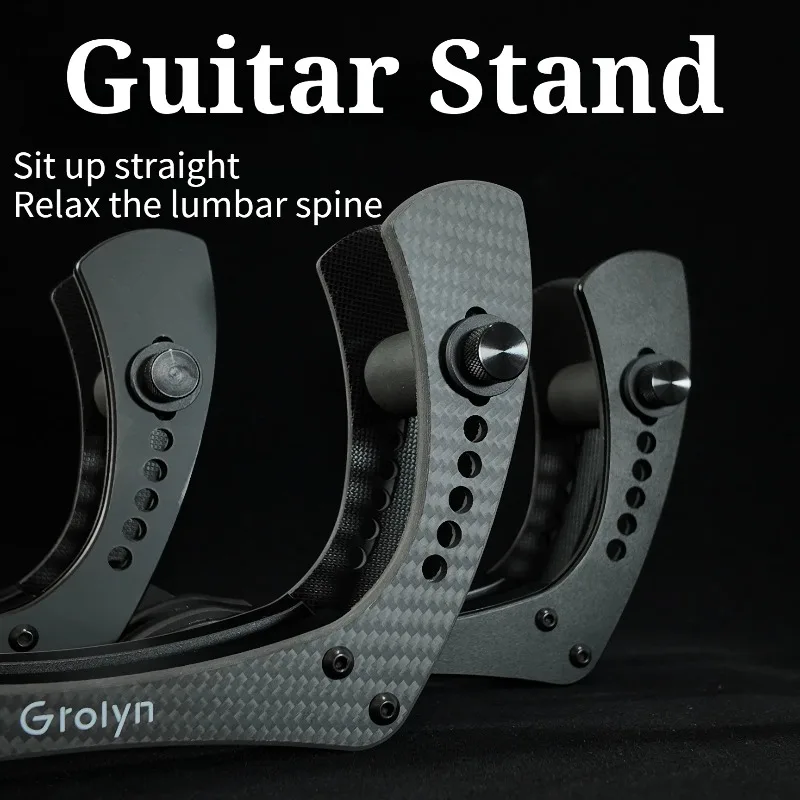 

Acrylic Electric Guitar Headrest Non-slip Stable Adjustable Comfortable Electric Guitar Leg Rest Musical Instrument Accessory