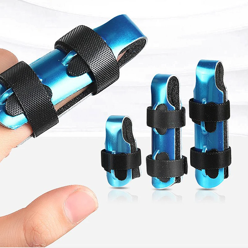 1Pcs Aluminum & Foam Support Brace Finger Splint Hand Trigger Broken Finger Sprain Joint Immobilization Fracture Pain Relief