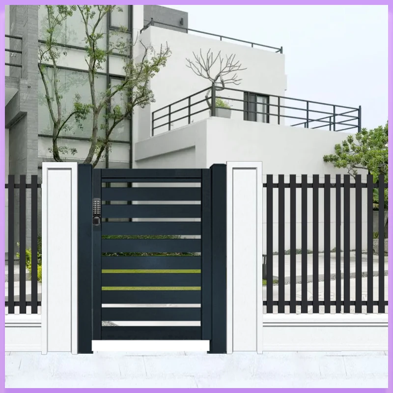 Best-selling aluminum villa courtyard door garden door outdoor single and double split mother electric remote control aluminum