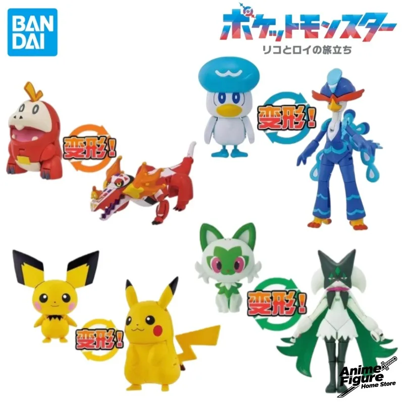 100-originale-in-magazzino-bandai-pokemon-transformers-series-pikachu-sprigatito-fuecoco-quaxly-anime-personaggio-collezione-di-modelli-giocattolo