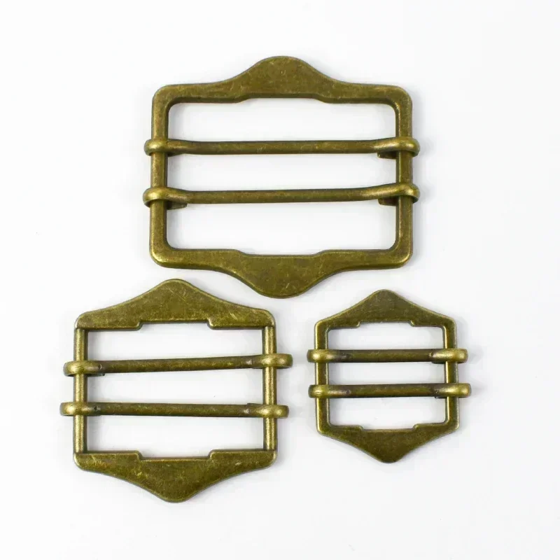 HUAZIZ Lot De 100 Boucles Coulissantes Réglables 25mm Métal - Bronze/Argent Pour Sacs Et Accessoires
