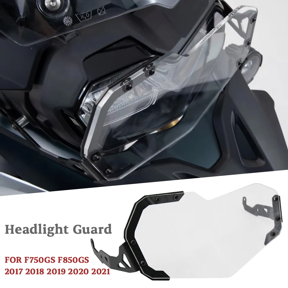

FOR BMW F750GS F850GS 2017 2018 2019 2020 2021 Acrylic Lamp Patch Motorcycle Headlight Guard Protector Cover F 750 850 GS