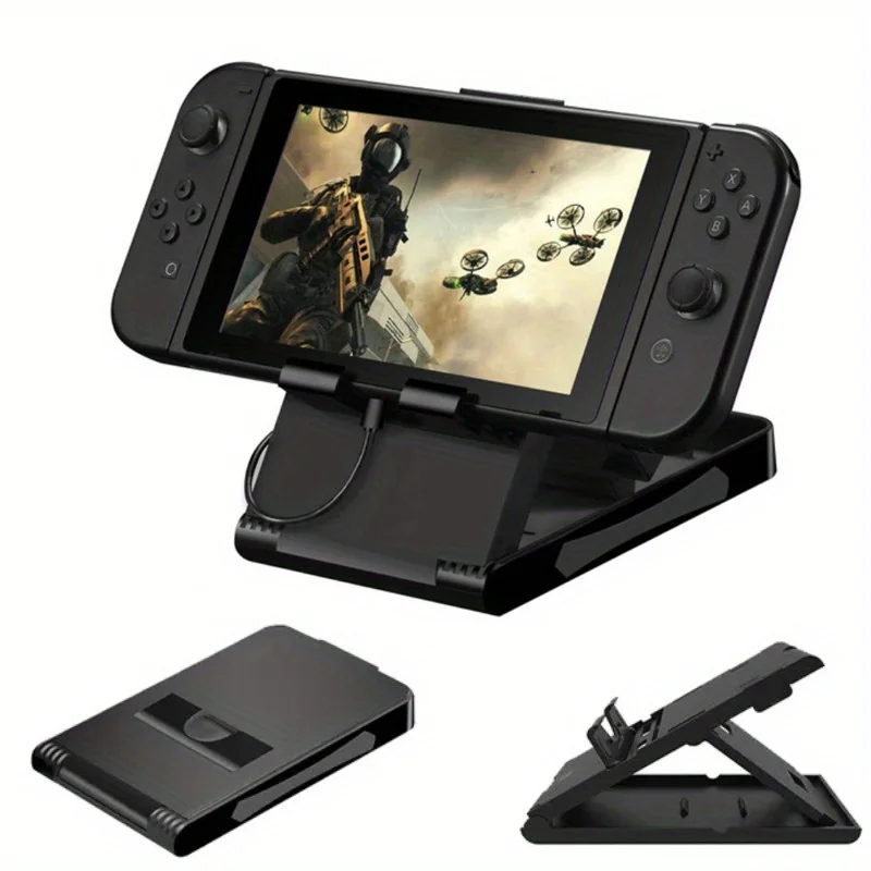 

Складная портативная игровая подставка, 1 шт., держатель-кронштейн для Nintendo Switch NS с регулировкой высоты, несколько углов