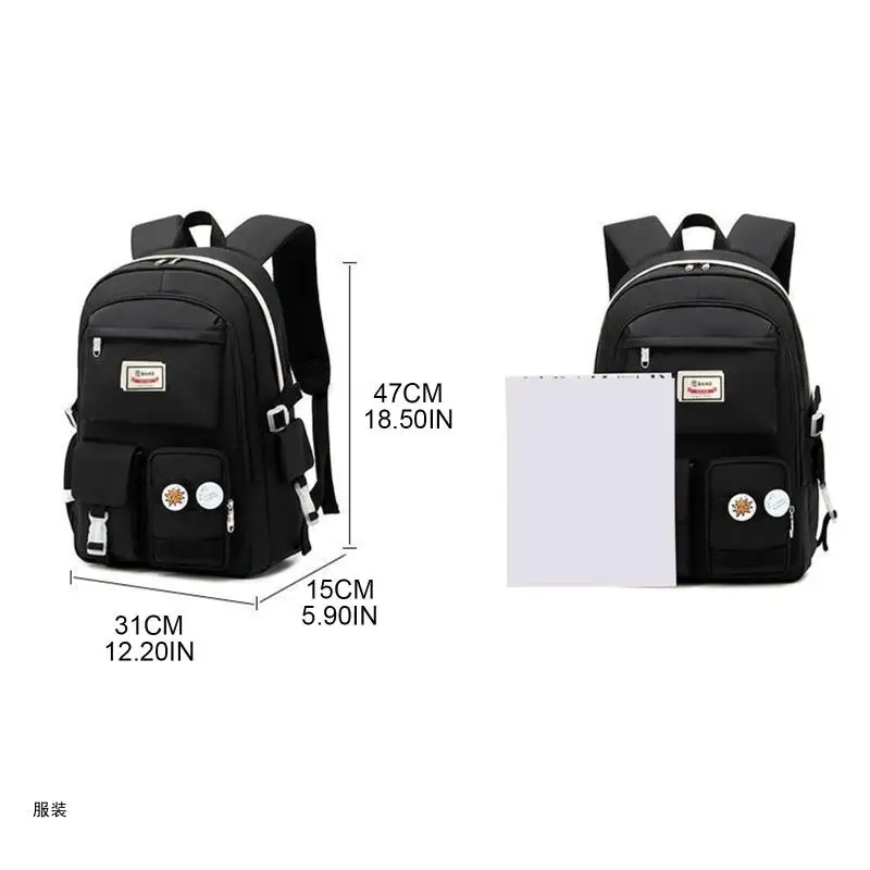 D0UD Laptop Backpack School Bag College Rucksack Anti Theft Travel Daypack Large Bookbags for Teens Girls Women Students