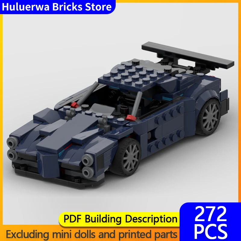 

City Car Model MOC Building Bricks Popular Game Racing Car Modular Technology Children Holiday Gifts Assemble Toys Suit