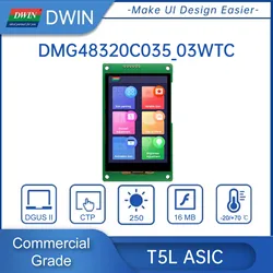 DWIN-Módulo de pantalla LCD de 3,5 pulgadas, Panel táctil de grado comercial HMI, conexión Arduino ESP32 STM32 UART TFT dmg48320c035 _ 03w, 320x480