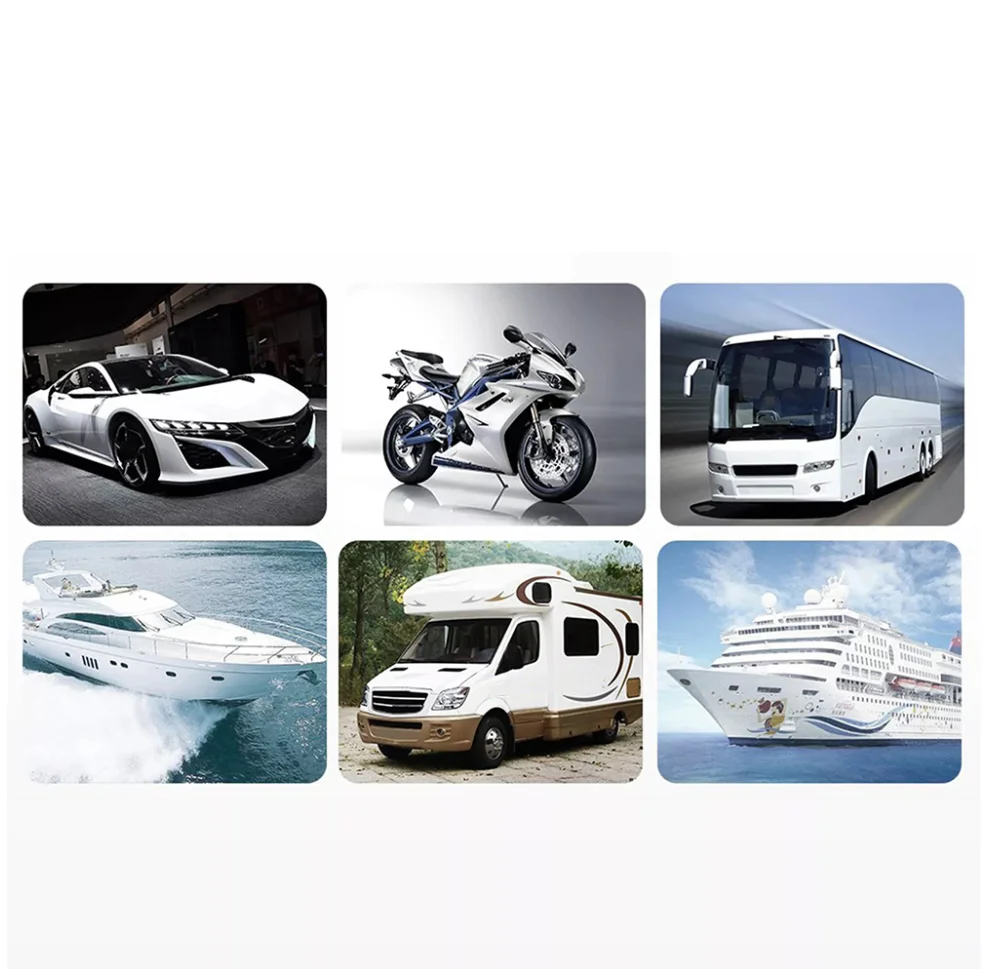 Efeitos de som para motocicleta com volume ajustável, variedade de opções de som compatíveis com todos os veículos, baixo consumo de energia