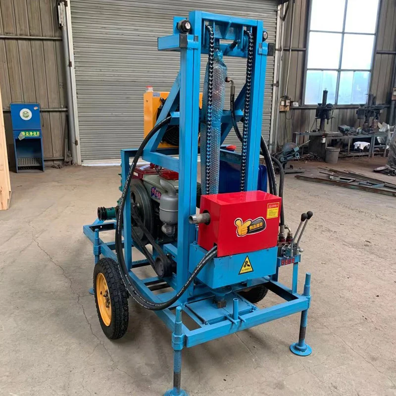 300m 350m 600 Meters Steel Crawler Mounted Rotary Water Well Drilling Rig Machine/Mine Drilling Rig