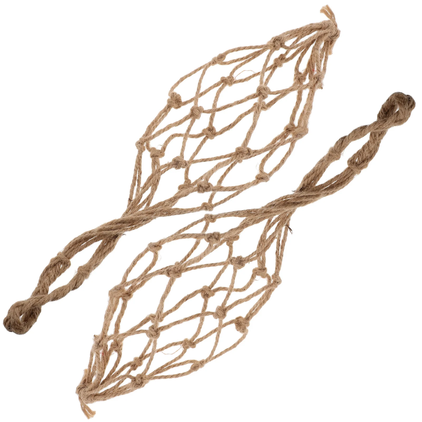 

2Pcs Rustic Jute Wine Bottle Holder Bag Fine Workmanship Versatile Use for Bars Restaurants Homes Net Wine Bottle Bag