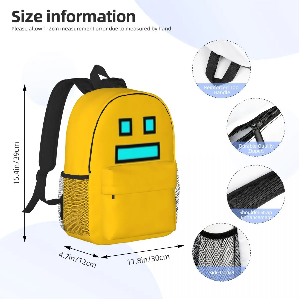 Backpack New Female Fashion High Capacity Waterproof College Backpack Trendy Laptop Travel Book Bag 15inch