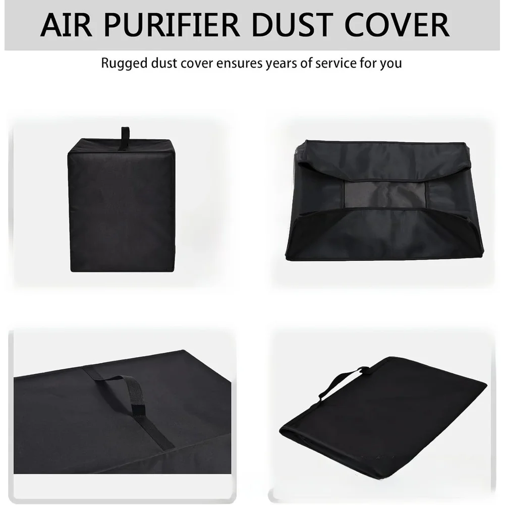 Black Oxford Fabric Air Fryer Cover Compatible with AF101 Dustproof Waterproof Scratch Resistant 35 cm Wide 30 cm High
