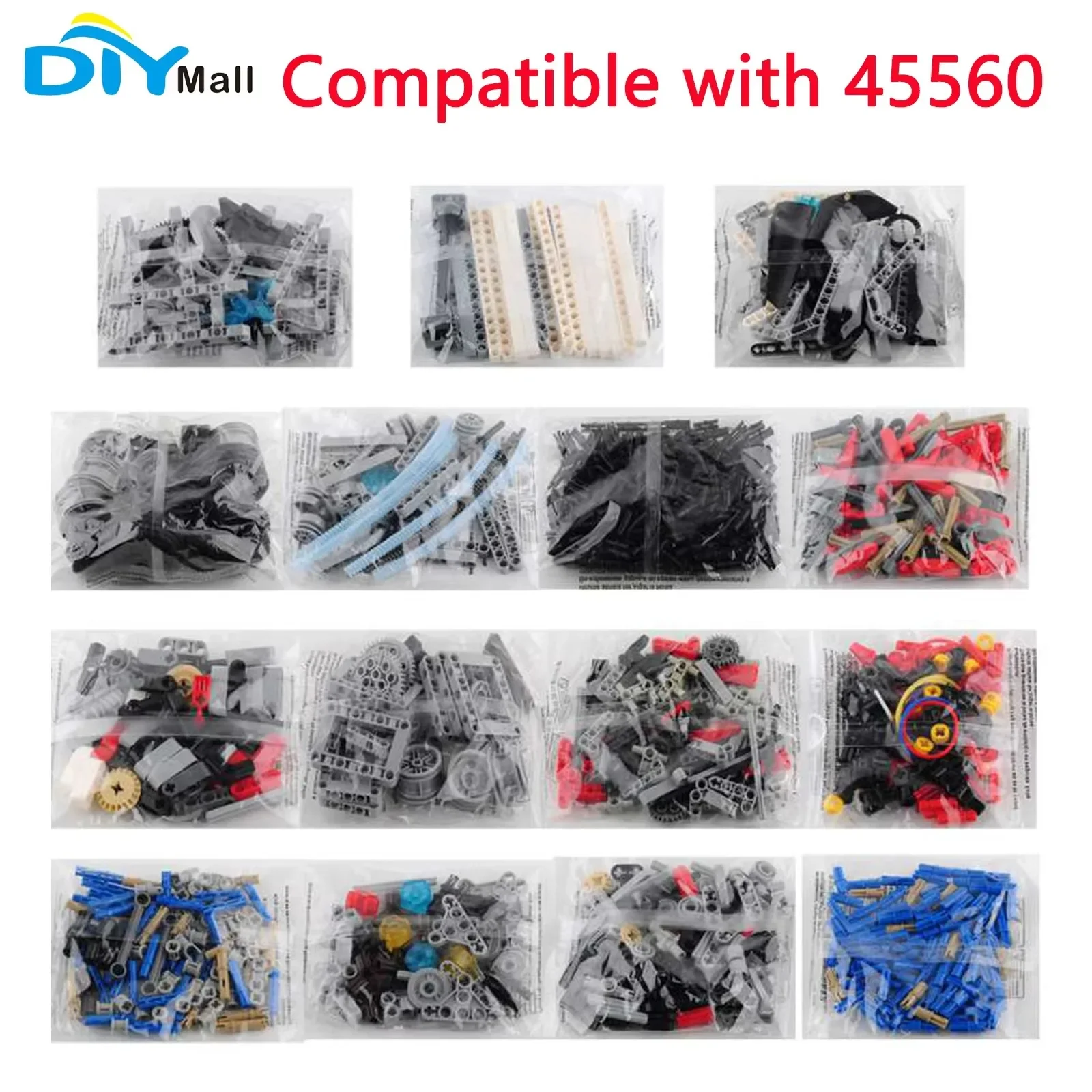 853Pcs Building Blocks MOC Bricks For Legoeds EV3 45560 Mindstorms Core Set DIY Robot Learning Toy