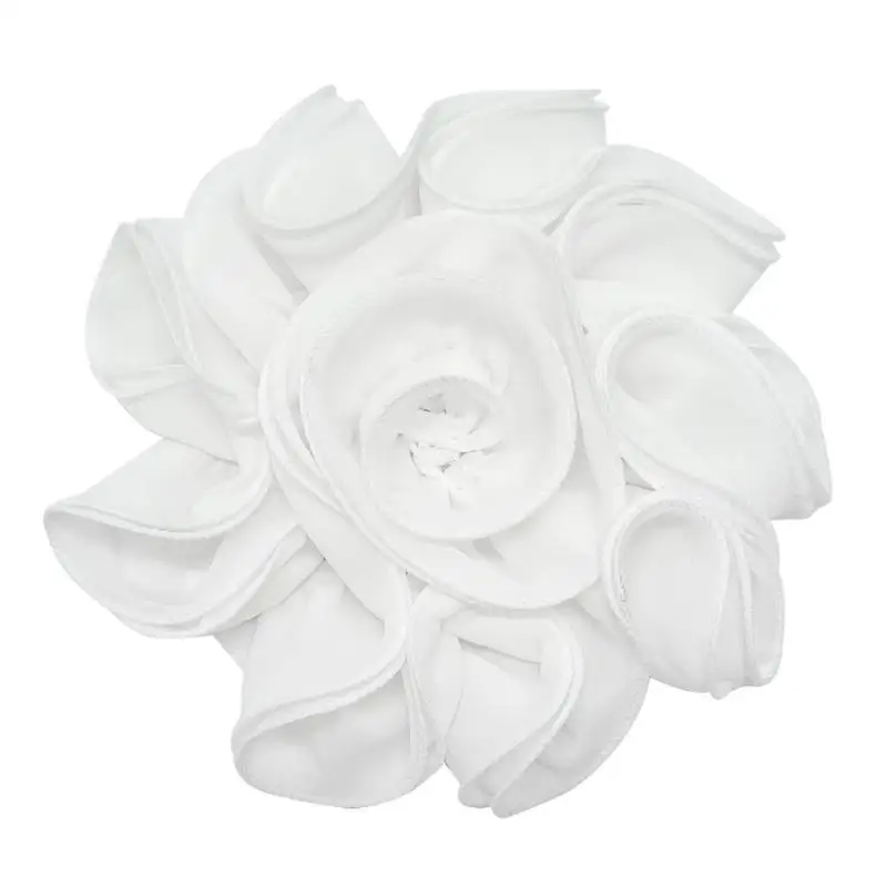 

652F Large Rose Flower Brooches Light Weight Flower Brooch Ceremony Clothes Accessory