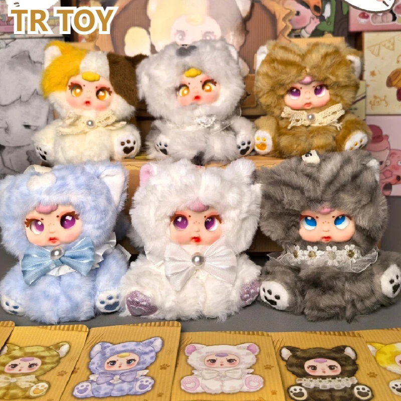 

Оригинальная серия MM Milk Candy Naughty Kittiy, виниловая плюшевая глухая коробка, милая кукла-кошка, вращающаяся сумка на хвост, декоративный брелок, подвеска